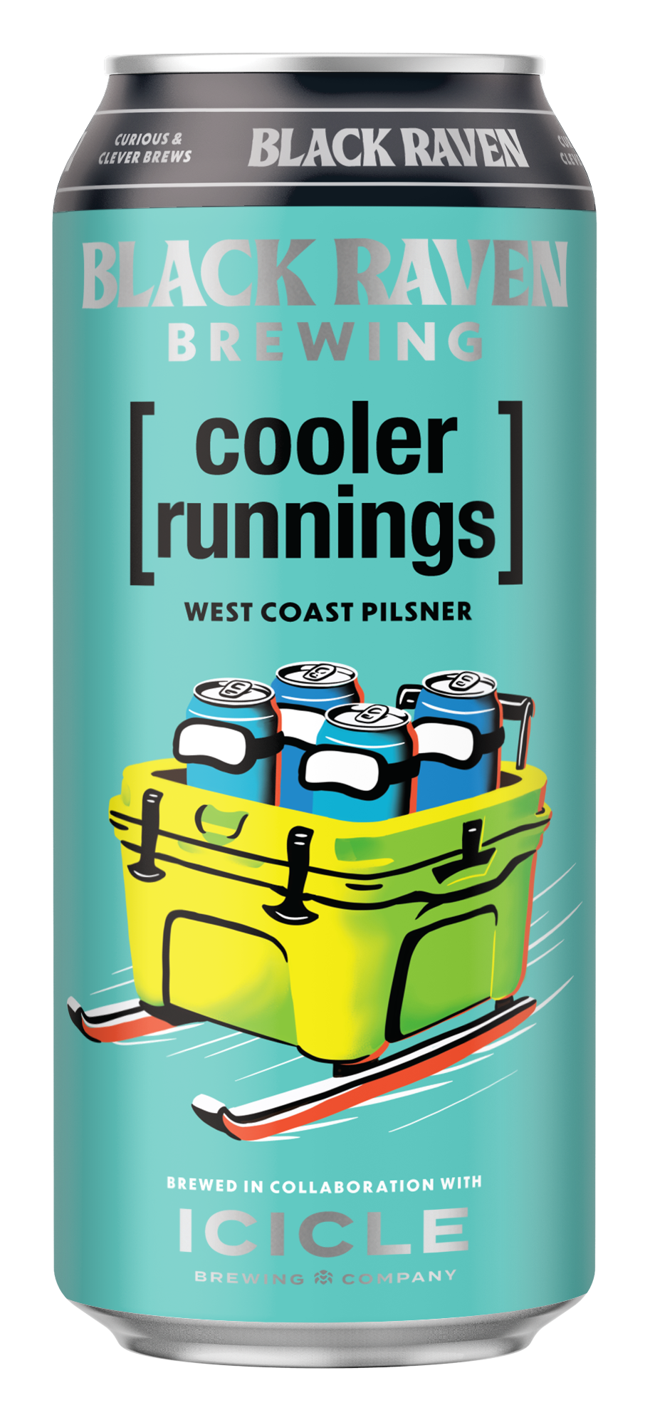Black Raven X Icicle Brewing Cooler Runnings West Coast Pilsner