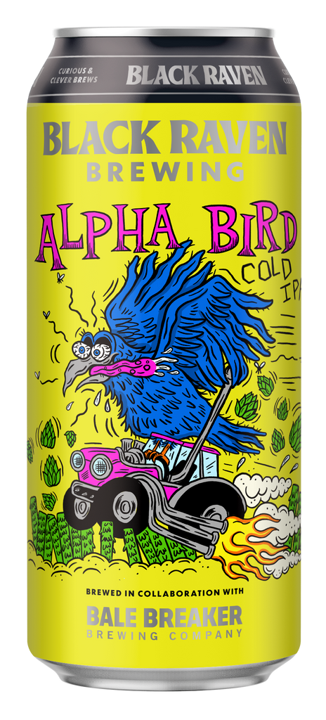 Black Raven X Bale Breaker Alpha Cold IPA – Black Raven Brewing Co.