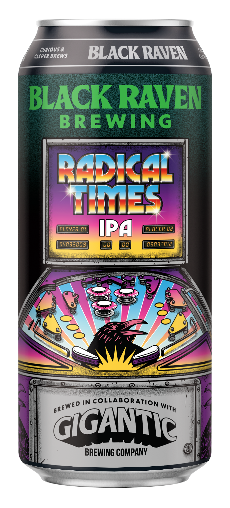 Black Raven X Gigantic Brewing Radical Times IPA – Black Raven Brewing Co.